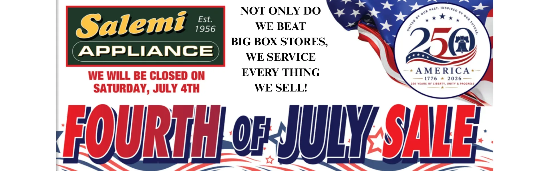 4th of July Sale!